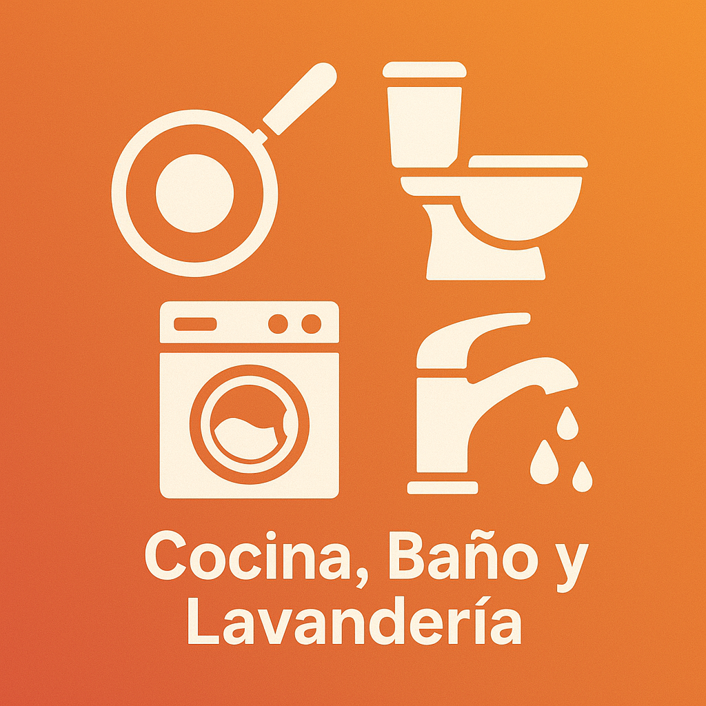 Cocina, Baño y Lavandería